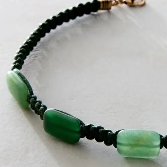 Free People Sweet Carolina Choker Necklace/Jade - Picture 14 of 16